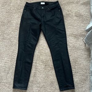 Loft Outlet Curvy Skinny “Dressier” Black Jeans
